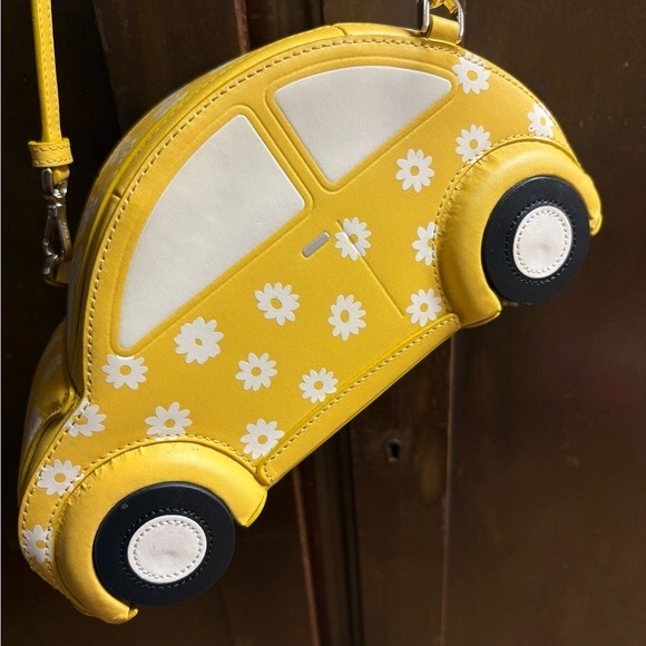 Kate Spade Yellow and White Car-Shaped Bag - Picture 2 of 8